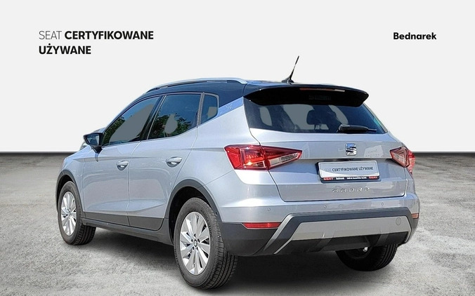 Seat Arona cena 74900 przebieg: 39500, rok produkcji 2021 z Dobrzyń nad Wisłą małe 277